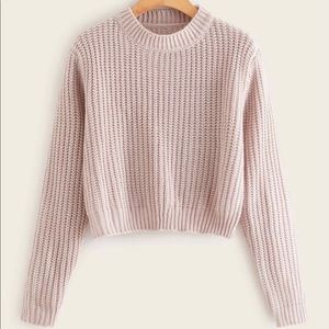 Pastel pink sweater